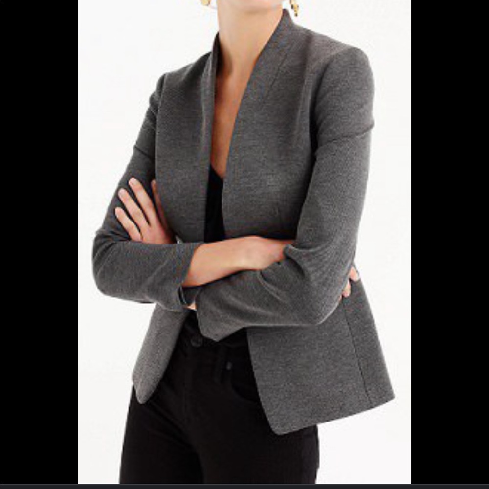 J crew Going Out blazer, gray, 8